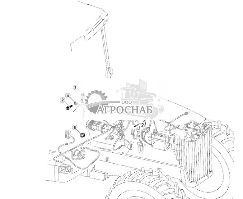 Крепежные детали, жгут проводов (двигатель и шасси) - ST121668 367.jpg